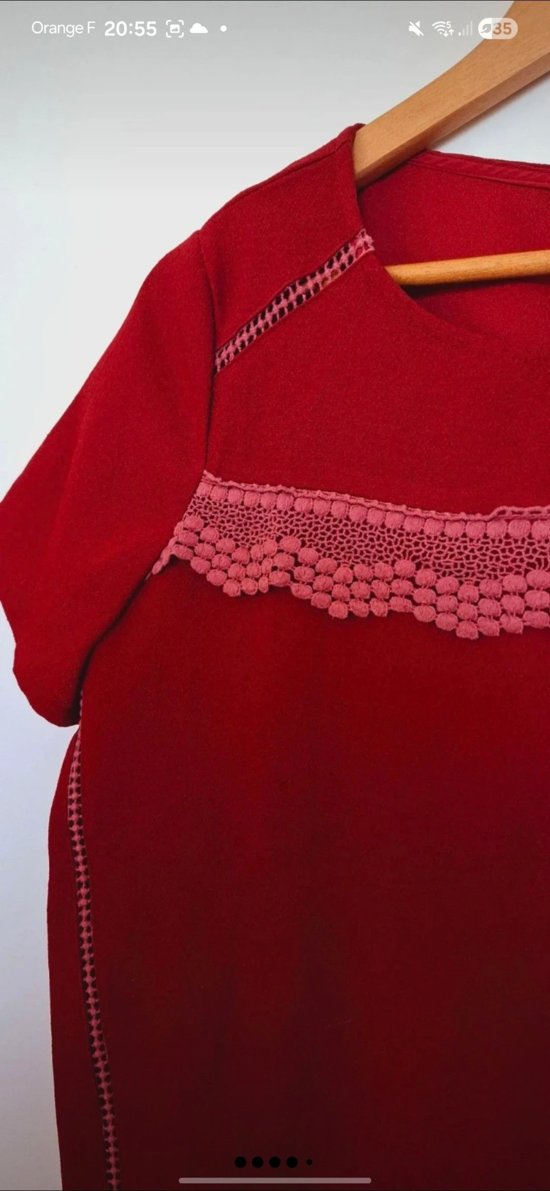 🤎 Blusa boêmia bordô – boutique independente – tamanho L – nova – photo 4